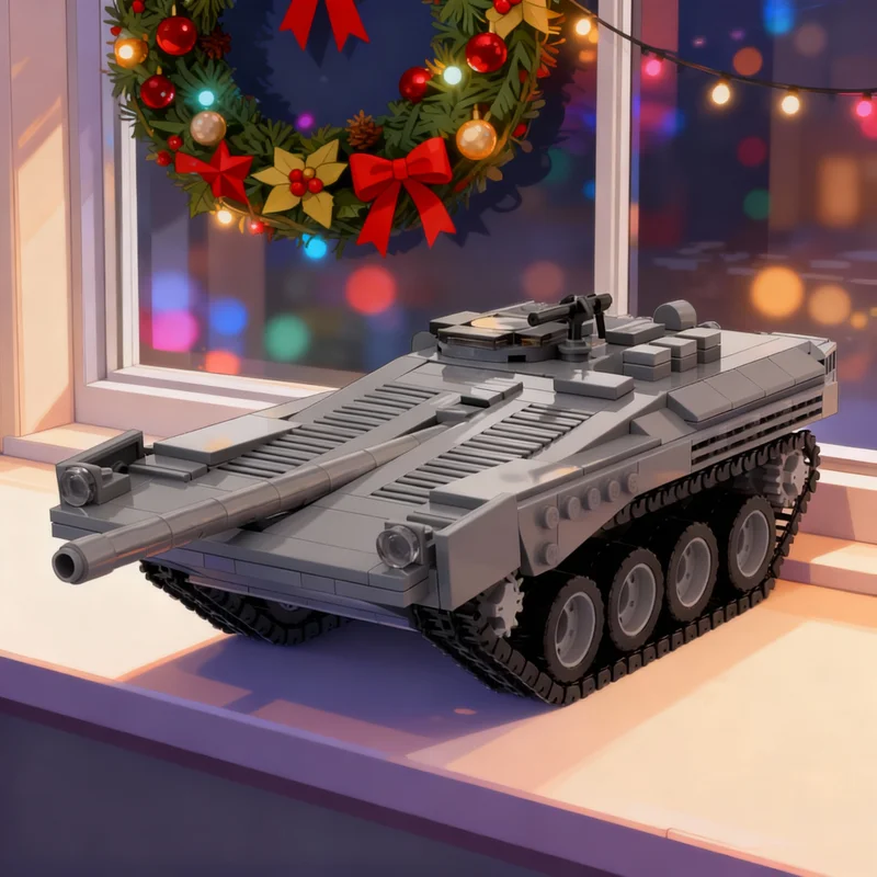648pcs MOC Strv A Swedish Main Battle Tank 1 Model Building Blocks Architecture Christmas Gift Creative Toy Idea Education
648pcs MOC Strv A Swedish Main Battle Tank 1 Model Building Blocks Architecture Christmas Gift Creative Toy Idea Education