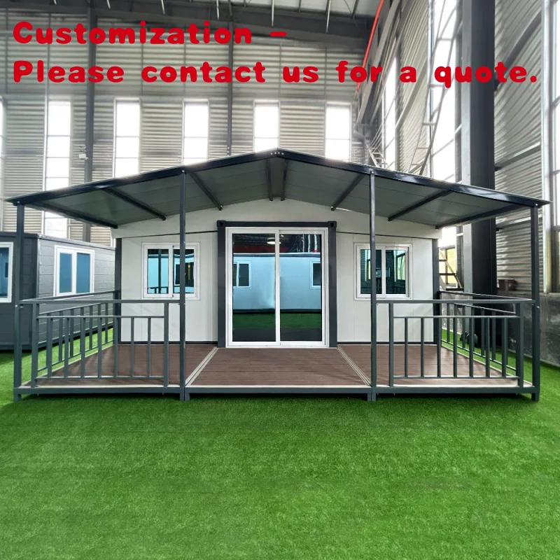 custom.Modern 20ft Expandable Container House with Waterproof Steel Frame Balcony Prefab Outdoor Application Made From Sandwich
custom.Modern 20ft Expandable Container House with Waterproof Steel Frame Balcony Prefab Outdoor Application Made From Sandwich