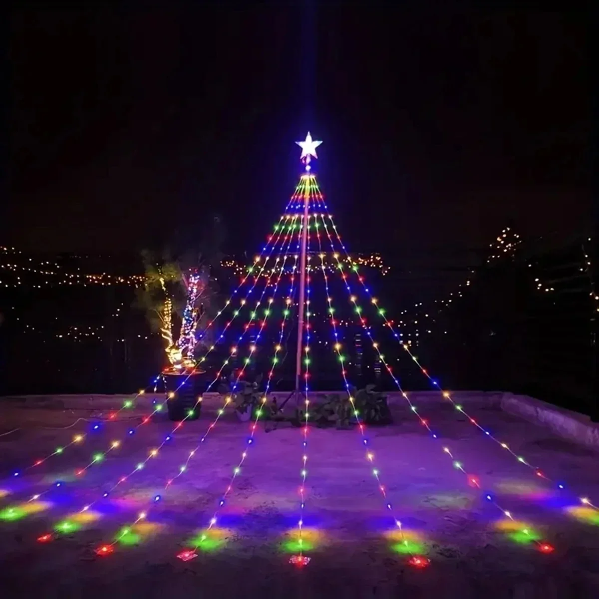 F2 2M 200 LED Star Waterfall Light Outdoor Waterproof String Lamp for Camping Garden Party Wedding Christmas Tree Home Decor
F2 2M 200 LED Star Waterfall Light Outdoor Waterproof String Lamp for Camping Garden Party Wedding Christmas Tree Home Decor