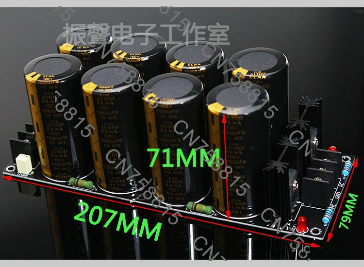 Welded Schottky Rectifier Filter Power Supply Finished Board 8 Capacitors New Yina 100V10000UF
Welded Schottky Rectifier Filter Power Supply Finished Board 8 Capacitors New Yina 100V10000UF
