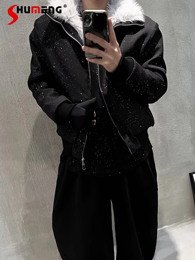 Мужская зимняя новая стильная куртка 2025, парки, высококачественные парки с блестками и звездным небом, утепленная теплая верхняя одежда с воротником из искусственного меха, пальто
Мужская зимняя новая стильная куртка 2025, парки, высококачественные парки с блестками и звездным небом, утепленная теплая верхняя одежда с воротником из искусственного меха, пальто