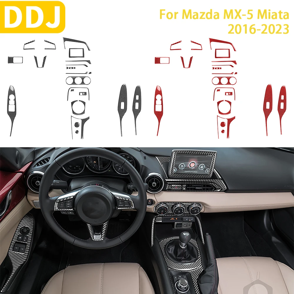 For Mazda MX5 Miata ND 2016-2023 Accessories Carbon Fiber Car Interior Window Navigation Gear Door Panel Trim Sticker Decoration
For Mazda MX5 Miata ND 2016-2023 Accessories Carbon Fiber Car Interior Window Navigation Gear Door Panel Trim Sticker Decoration