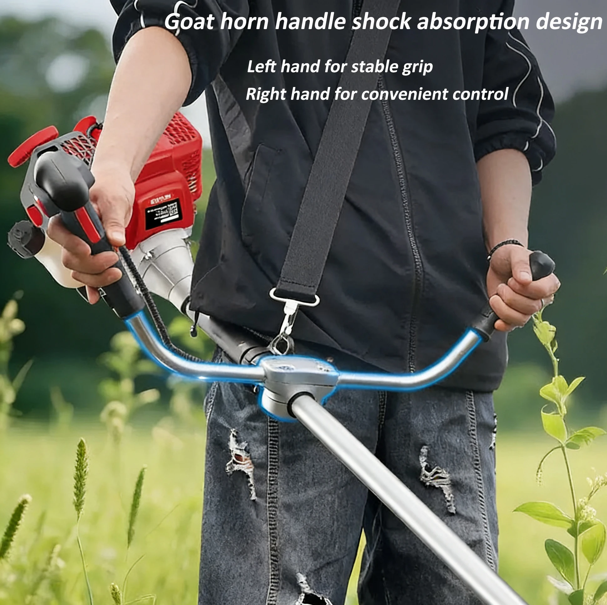 YAT Lawn Mower Brush Cutter 4-Stroke Engine Portable Multi-Function for Farm & Home Weeding Agricultural Grass Cutting
YAT Lawn Mower Brush Cutter 4-Stroke Engine Portable Multi-Function for Farm & Home Weeding Agricultural Grass Cutting