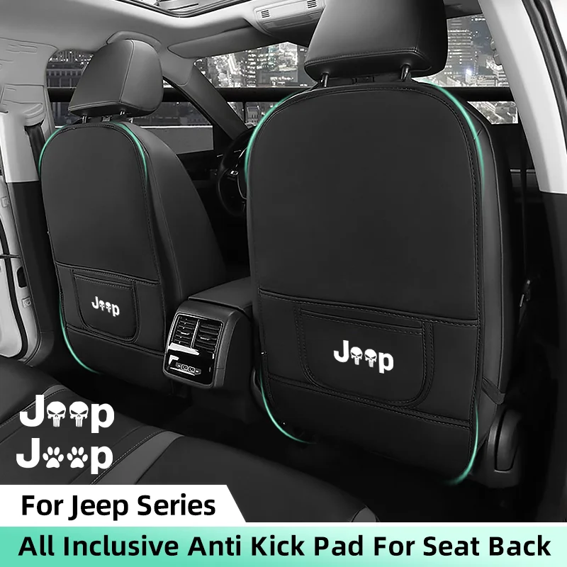 Car Anti-Kick Mats For Jeep Renegade Compass Wrangler JK JL Grand Cherokee Seat Back Protector Cover For Children Anti-Dirty Pad
Car Anti-Kick Mats For Jeep Renegade Compass Wrangler JK JL Grand Cherokee Seat Back Protector Cover For Children Anti-Dirty Pad