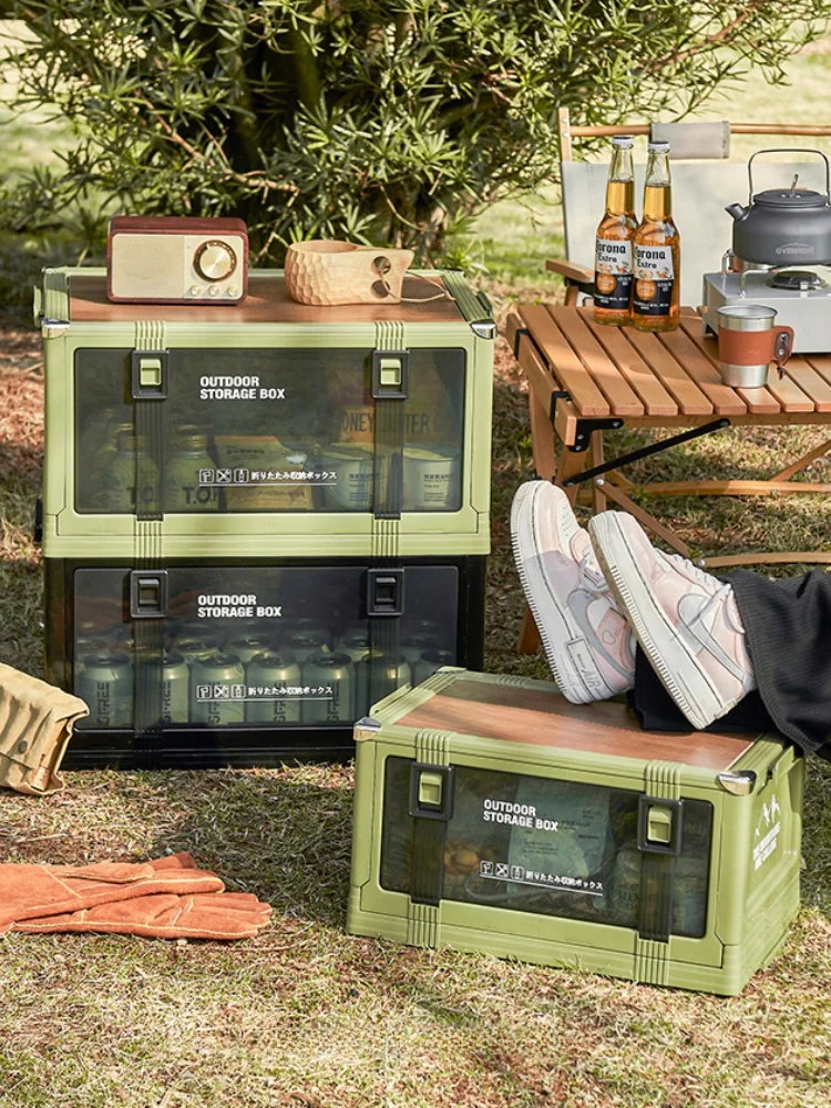 Outdoor Cam Picnic Car Rear Large Capaci Thiened Wood Cover Storage Box Staable Organizer Box Plastic Material
Outdoor Cam Picnic Car Rear Large Capaci Thiened Wood Cover Storage Box Staable Organizer Box Plastic Material