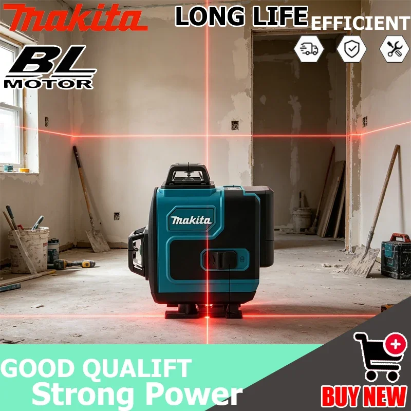 Makita 16-Line Cross Level 360 Horizontal Vertical High-Precision Green Light Laser High-Precision Wall-Mounted Portable Tools
Makita 16-Line Cross Level 360 Horizontal Vertical High-Precision Green Light Laser High-Precision Wall-Mounted Portable Tools