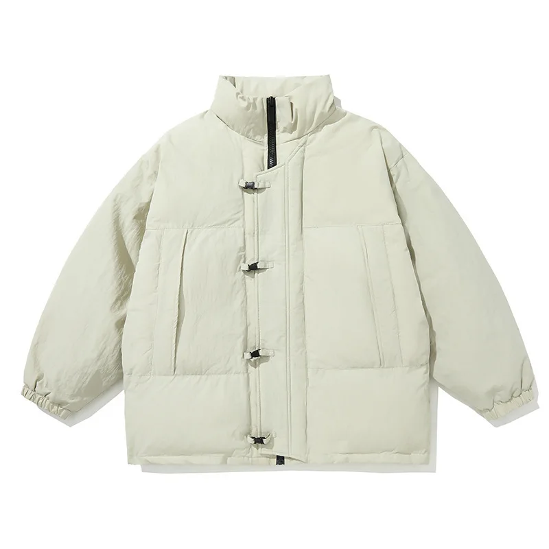 Winter Buckle Decorative Stand Collar Cotton Jacket Japanese Vintage Back Embroidered Loose Cotton Jacket Men
Winter Buckle Decorative Stand Collar Cotton Jacket Japanese Vintage Back Embroidered Loose Cotton Jacket Men