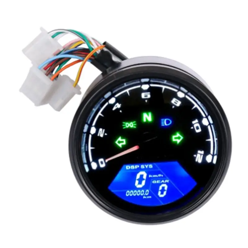 Motorcycle Universal LCD Digital Tachometer Speedometer Odometer Waterproof Gauge For Cafe Racer 2 - 4 Cylinders-L94A
Motorcycle Universal LCD Digital Tachometer Speedometer Odometer Waterproof Gauge For Cafe Racer 2 - 4 Cylinders-L94A