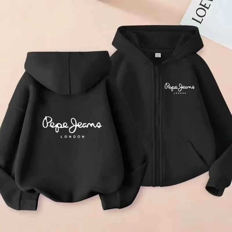 Children's Black Sweatshirt Letter Zipper Style Long Sleeve Hoodies Girls Boy Top 3-12Yrs Casual Fashion Sports Charming Clothes
Children's Black Sweatshirt Letter Zipper Style Long Sleeve Hoodies Girls Boy Top 3-12Yrs Casual Fashion Sports Charming Clothes