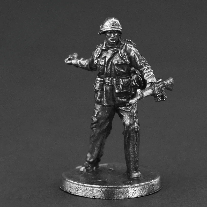 Cupronickel Military Soldier Model Metal Vietnam War Action Figures Board Game Piece Miniature Ornament Accessories Figurine
Cupronickel Military Soldier Model Metal Vietnam War Action Figures Board Game Piece Miniature Ornament Accessories Figurine