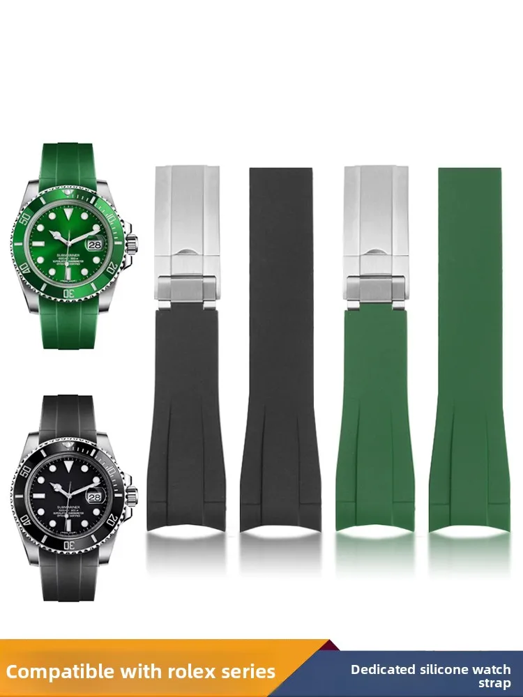 Suitable for Rolex Black Water Ghost Green Water Ghost Daytona Yacht Master Special Silicone Strap 20/21mm
Suitable for Rolex Black Water Ghost Green Water Ghost Daytona Yacht Master Special Silicone Strap 20/21mm