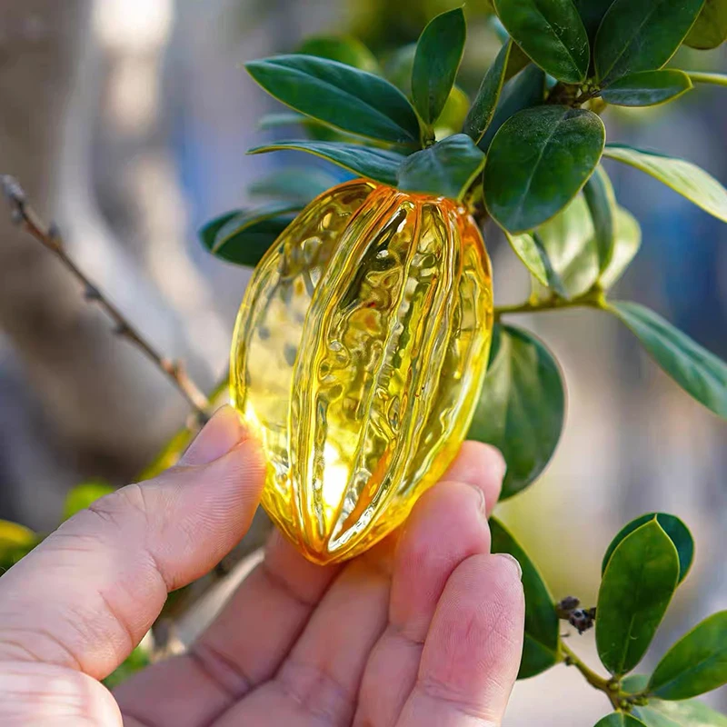 Chartreuse carambola crystal model Fruit tabletop decoration crafts Hand polished holiday gift interior decoration
Chartreuse carambola crystal model Fruit tabletop decoration crafts Hand polished holiday gift interior decoration