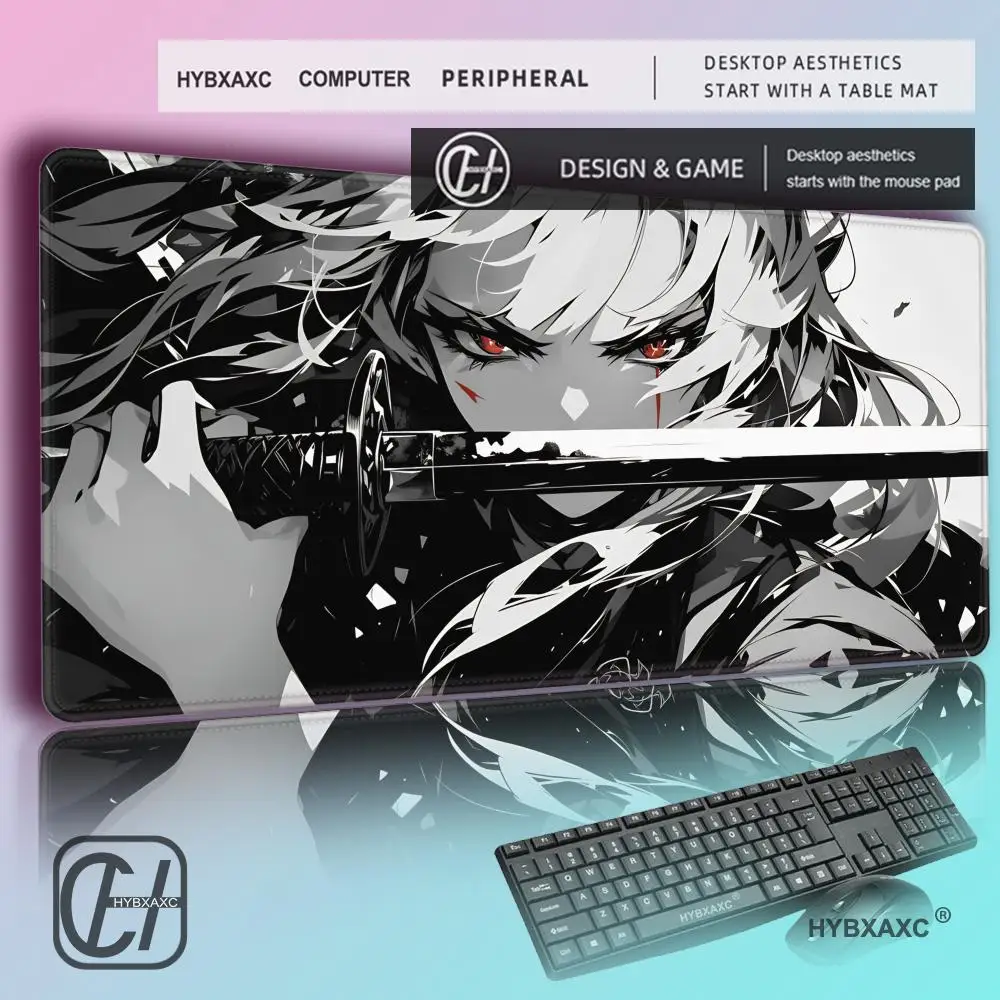 HYBXAXC Japanese Samurai Warrior Anime Art MousePad, Black Red Aesthetic Desk Mat with Non-Slip Base, Ideal for Anime Fans
HYBXAXC Japanese Samurai Warrior Anime Art MousePad, Black Red Aesthetic Desk Mat with Non-Slip Base, Ideal for Anime Fans