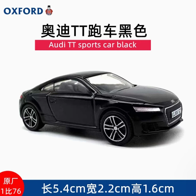 OXFORD литой под давлением сплав масштаб 1:76 Audi TT Hardtop модель спортивного автомобиля черная классика сувенир для взрослых подарок статический дисплей
OXFORD литой под давлением сплав масштаб 1:76 Audi TT Hardtop модель спортивного автомобиля черная классика сувенир для взрослых подарок статический дисплей