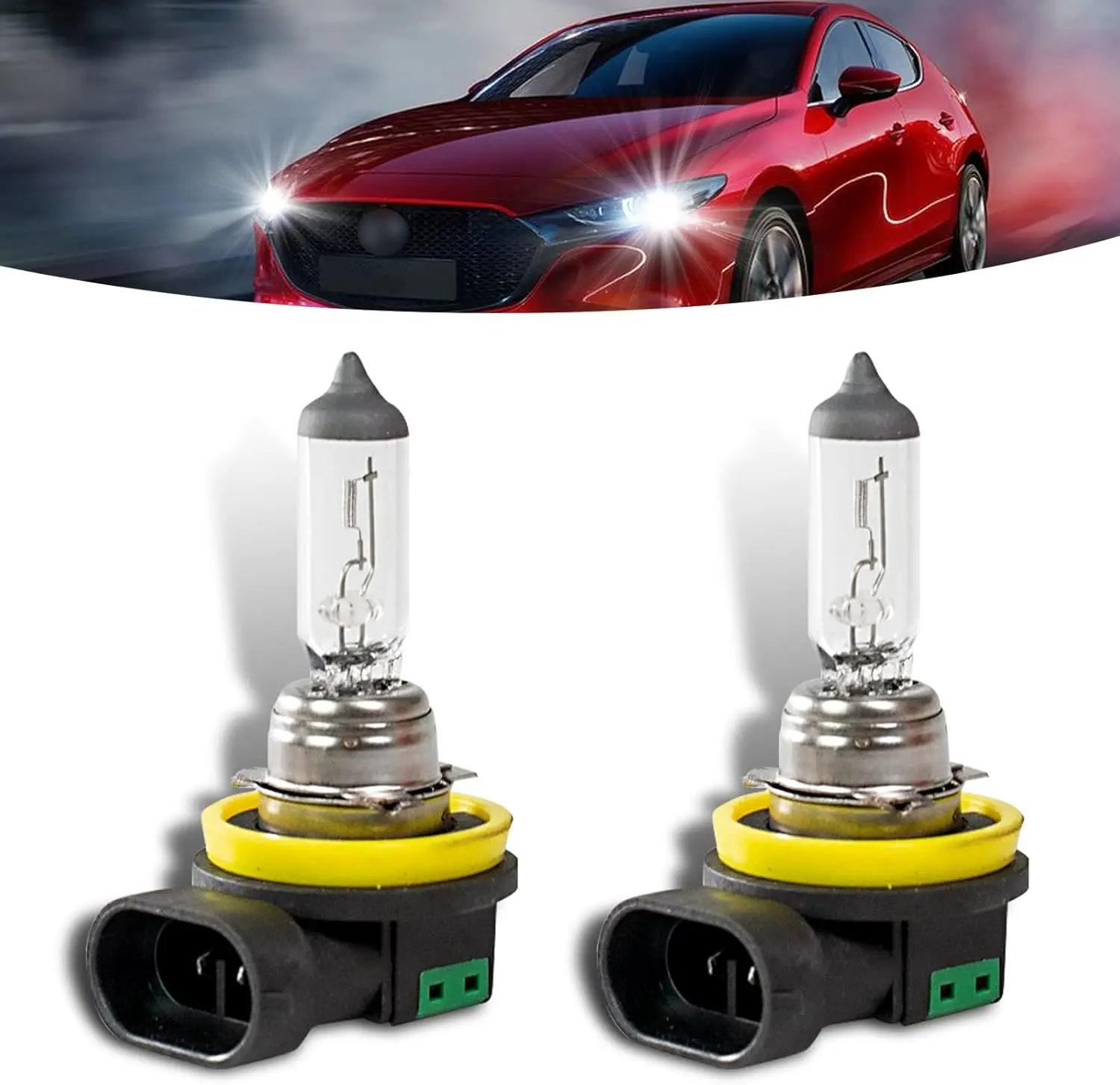 2 PCS Car H11 Halogen Bulb, 12V 55W Precise Filament Super Bright Anti-fog Low Beam Lights, with UV Resistant Quartz Glass Bulb,
2 PCS Car H11 Halogen Bulb, 12V 55W Precise Filament Super Bright Anti-fog Low Beam Lights, with UV Resistant Quartz Glass Bulb,