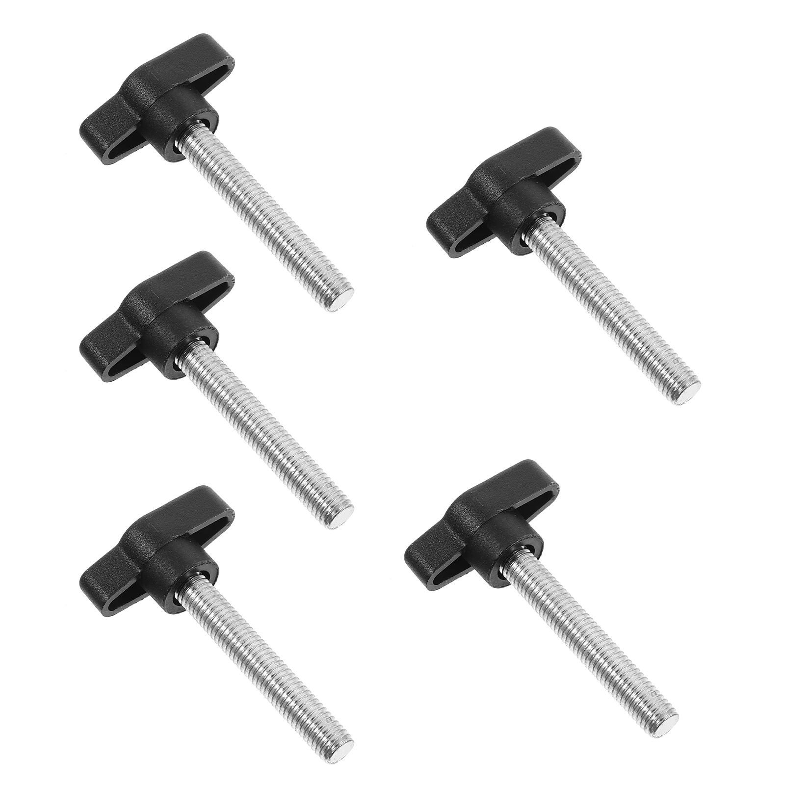 5pcs Plastic Thumb M8X40 Wing Knob Hand Tightening Fasteners Small Machine Screws No Tools Required Light Weight For Machinery
5pcs Plastic Thumb M8X40 Wing Knob Hand Tightening Fasteners Small Machine Screws No Tools Required Light Weight For Machinery