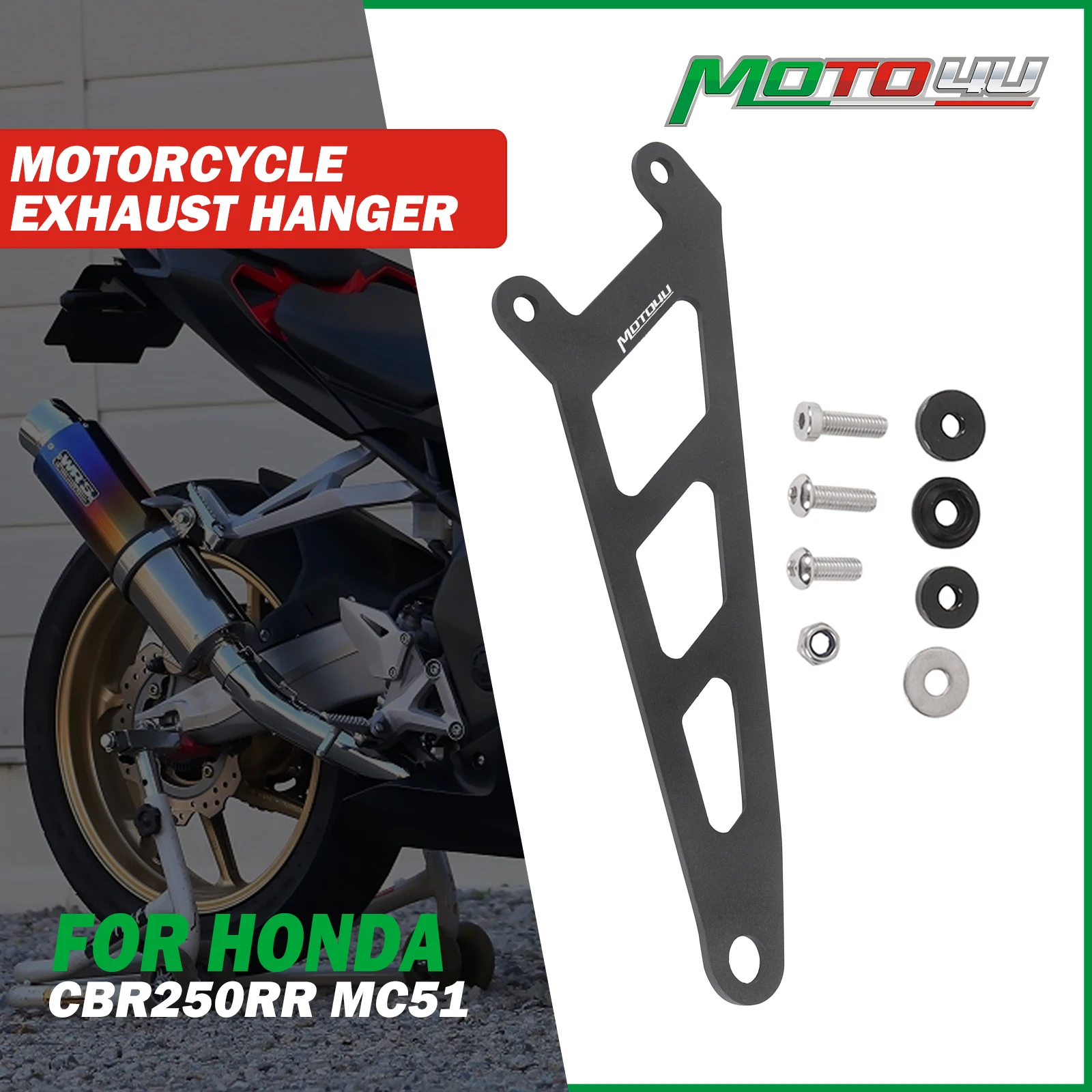 For Honda CBR250RR CBR 250RR MC51 Black Exhaust Hanger Motorcycle Accessories Exhaust Hanger Bracket
For Honda CBR250RR CBR 250RR MC51 Black Exhaust Hanger Motorcycle Accessories Exhaust Hanger Bracket