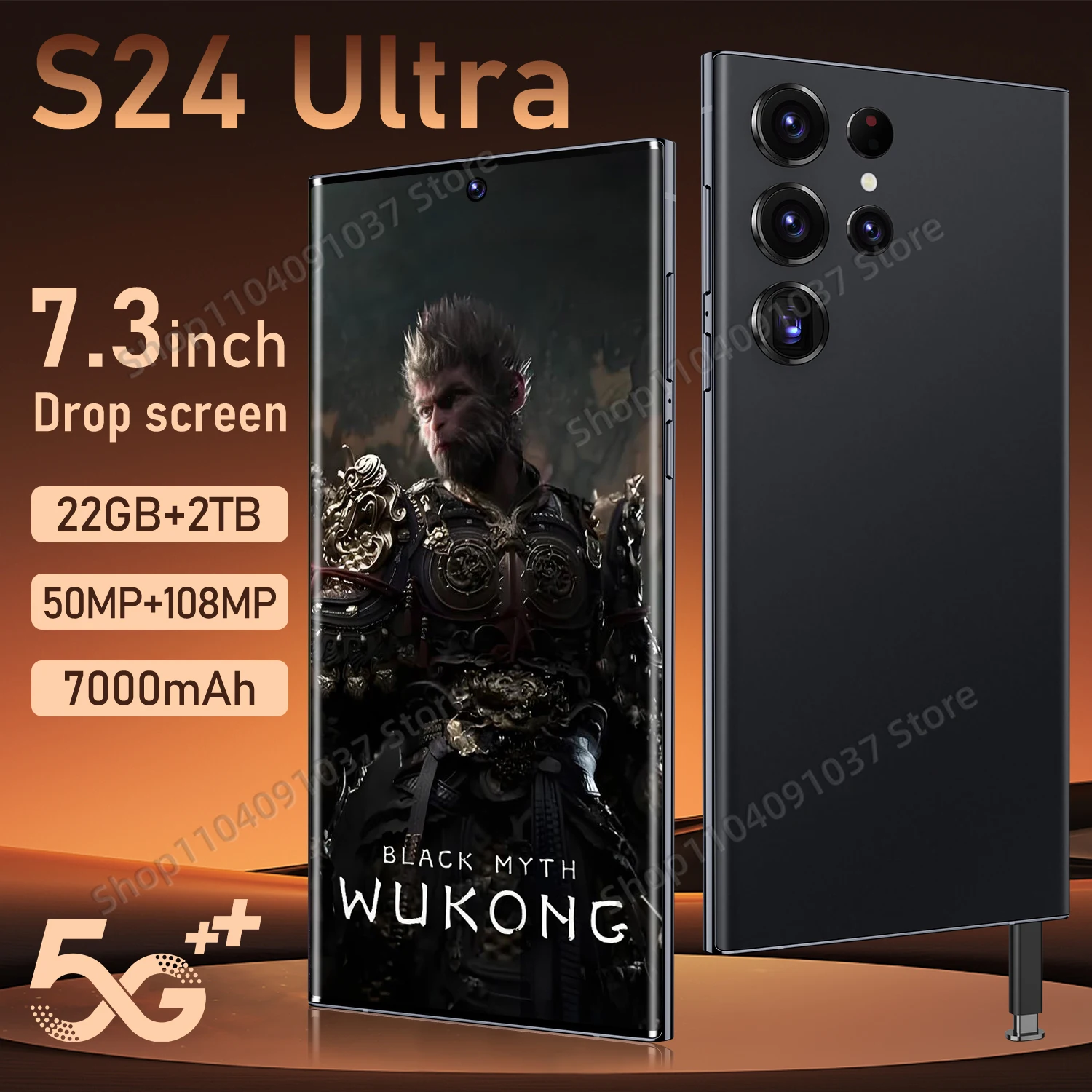 S24 Ультратонкий смартфон, 22 ГБ + телефон, экран 7,3 дюйма HD, телефон с двойной Sim-картой, камера 7000 МП, Android 14, разблокированный, мАч, 10-ядерный сотовый телефон
S24 Ультратонкий смартфон, 22 ГБ + телефон, экран 7,3 дюйма HD, телефон с двойной Sim-картой, камера 7000 МП, Android 14, разблокированный, мАч, 10-ядерный сотовый телефон