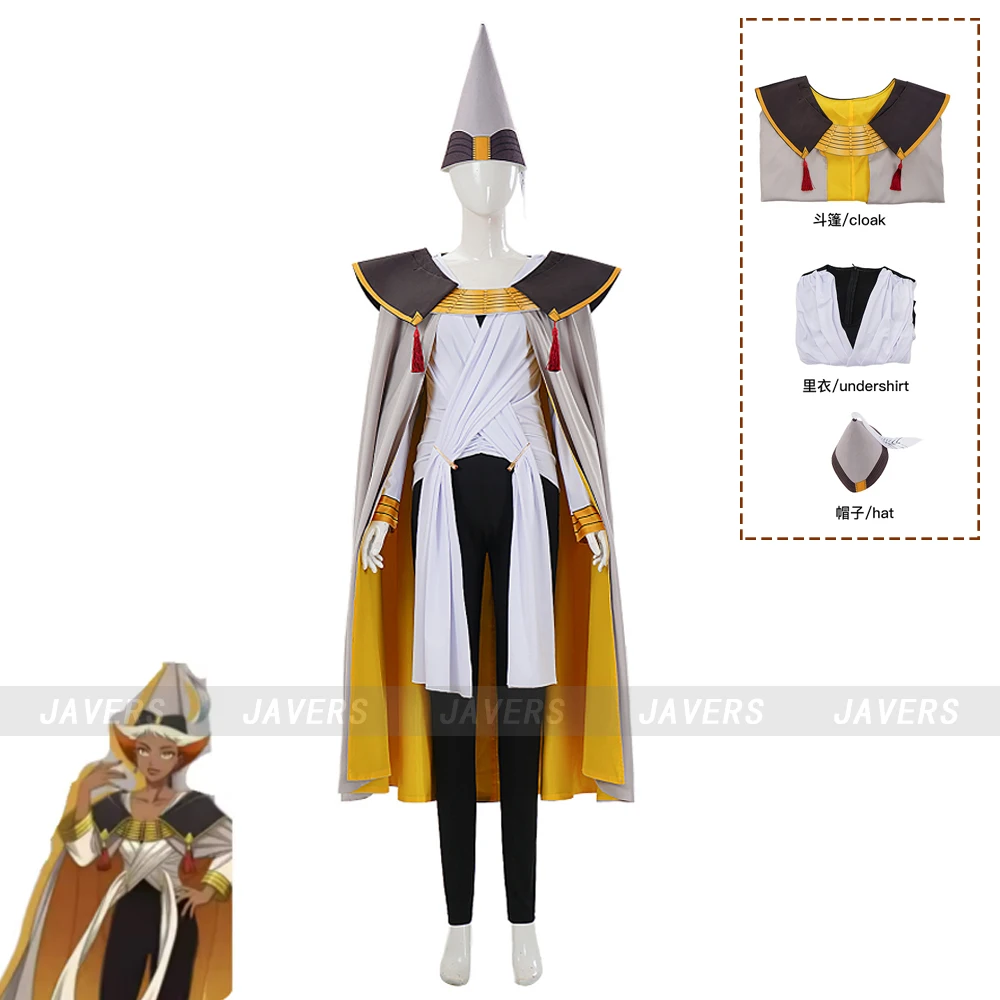 Anime Witch Hat Atelier Alaira Cosplay Costume Ethnic Style Wizard Cloak Tops Uniform Man Woman Carnival Christmas Party Suit
Anime Witch Hat Atelier Alaira Cosplay Costume Ethnic Style Wizard Cloak Tops Uniform Man Woman Carnival Christmas Party Suit
