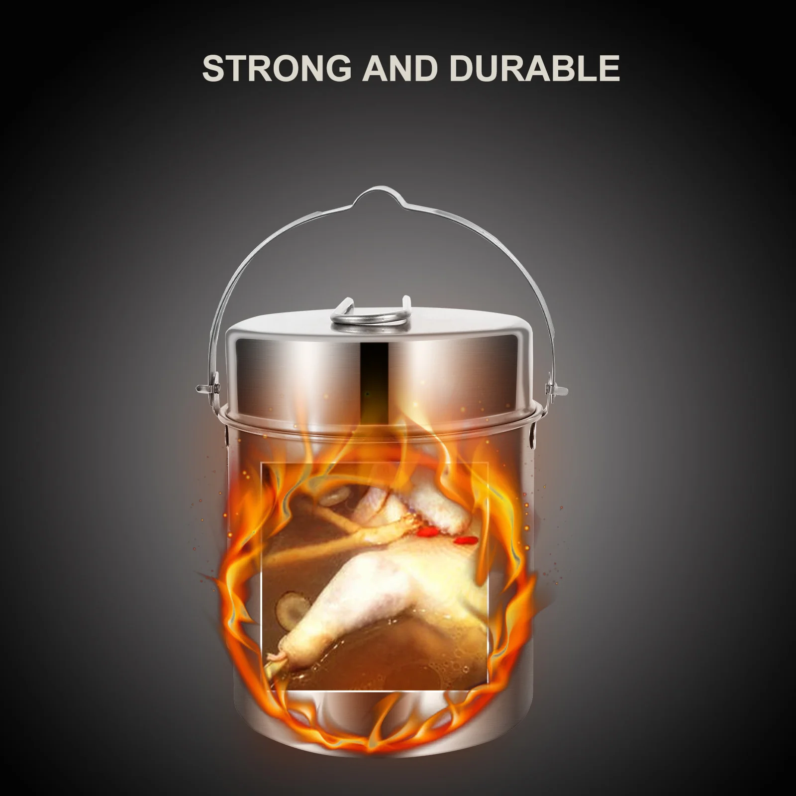 1 комплект, походная кастрюля из нержавеющей стали, складная ручка, портативная уличная кастрюля для приготовления пищи, легкая прочная посуда для пешего туризма
1 комплект, походная кастрюля из нержавеющей стали, складная ручка, портативная уличная кастрюля для приготовления пищи, легкая прочная посуда для пешего туризма