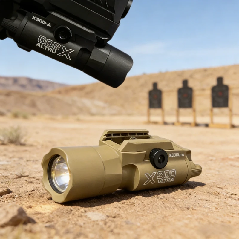 Многофункциональный тактический фонарь X300: крепление на 20-мм планку для страйкбольных игр, соревнований CS, игрушечных пневматических оружей и охоты
Многофункциональный тактический фонарь X300: крепление на 20-мм планку для страйкбольных игр, соревнований CS, игрушечных пневматических оружей и охоты