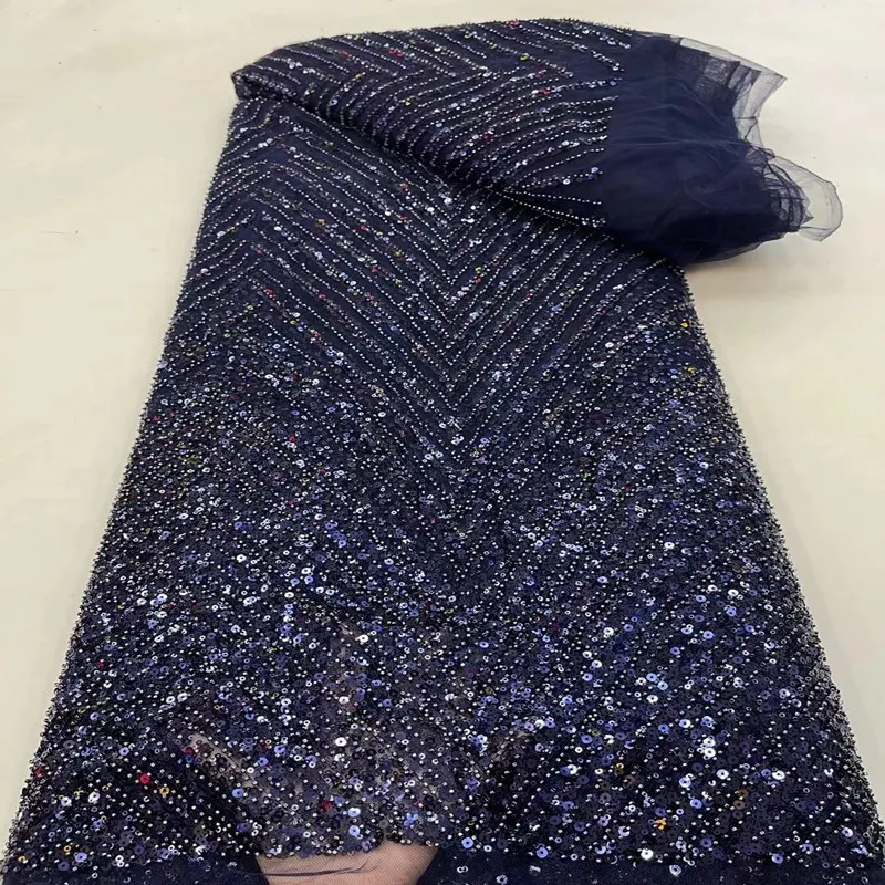 High Quality Embroidery Tulle Lace French Net Lace African Bead and Sequins Lace Fabric 5yards TS1558
High Quality Embroidery Tulle Lace French Net Lace African Bead and Sequins Lace Fabric 5yards TS1558