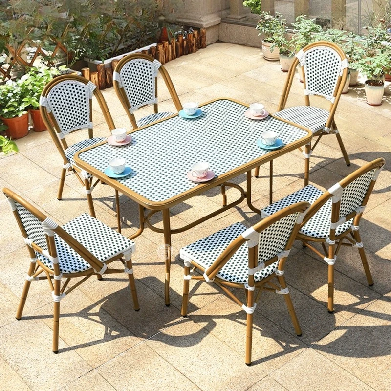 Leisure villa garden courtyard table and chair terrace rattan weaving furniture commercial cafe milk tea shop rattan chair table
Leisure villa garden courtyard table and chair terrace rattan weaving furniture commercial cafe milk tea shop rattan chair table