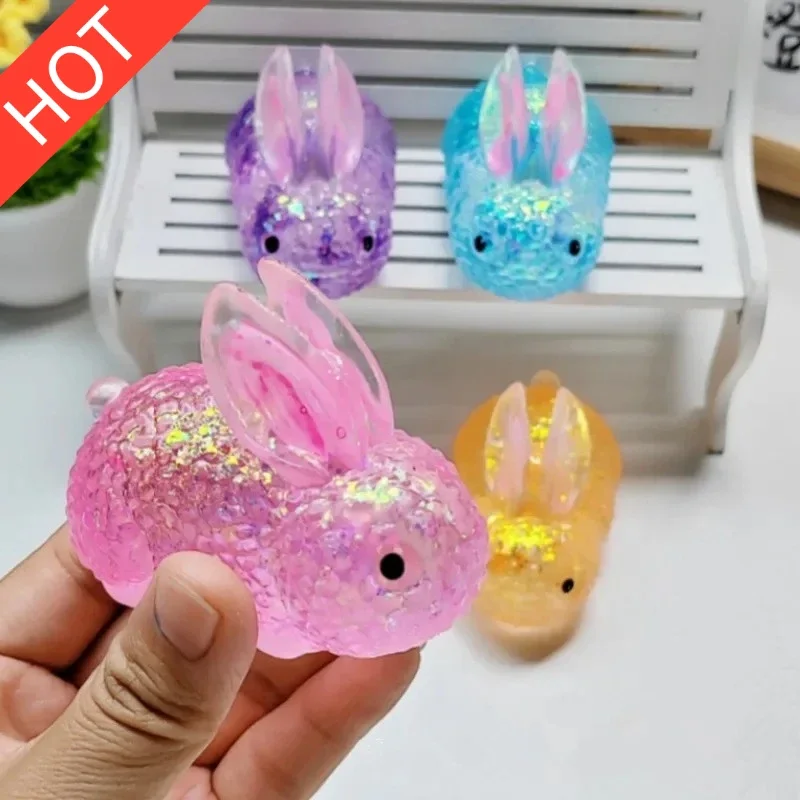 TPR Slow Rebound Sequin Maltose Rabbit Squishy Toy, Elastic Squeeze Stress Relief Fidget Toy
TPR Slow Rebound Sequin Maltose Rabbit Squishy Toy, Elastic Squeeze Stress Relief Fidget Toy