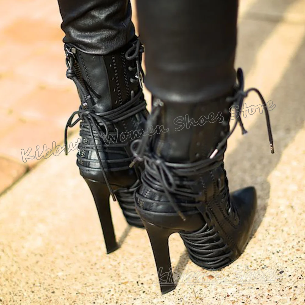 Современные туфли на щиколотке с перекрестным ремешком, кожаные однотонные туфли на платформе с острым тонким высоким каблуком, модные элегантные лаконичные пикантные роскошные туфли, новинка
Современные туфли на щиколотке с перекрестным ремешком, кожаные однотонные туфли на платформе с острым тонким высоким каблуком, модные элегантные лаконичные пикантные роскошные туфли, новинка