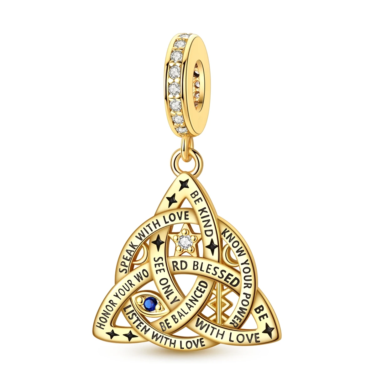 925 Sterling Silver Charm Pendant Gold Color Celtic Knot for Woman Fit Original Bracelet Bead Diy Fine Jewelry
925 Sterling Silver Charm Pendant Gold Color Celtic Knot for Woman Fit Original Bracelet Bead Diy Fine Jewelry