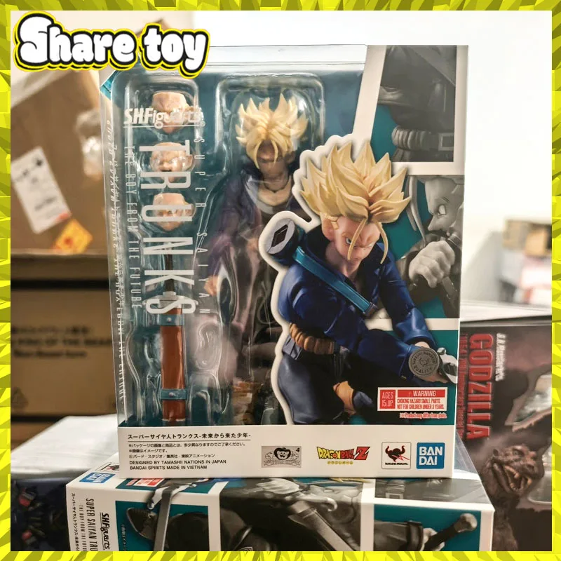 Original Bandai S.H.Figuarts SHF Super Saiyan Trunks Reissue Boy From the Future Dragon Ball Anime action figure Model Toy gifts
Original Bandai S.H.Figuarts SHF Super Saiyan Trunks Reissue Boy From the Future Dragon Ball Anime action figure Model Toy gifts