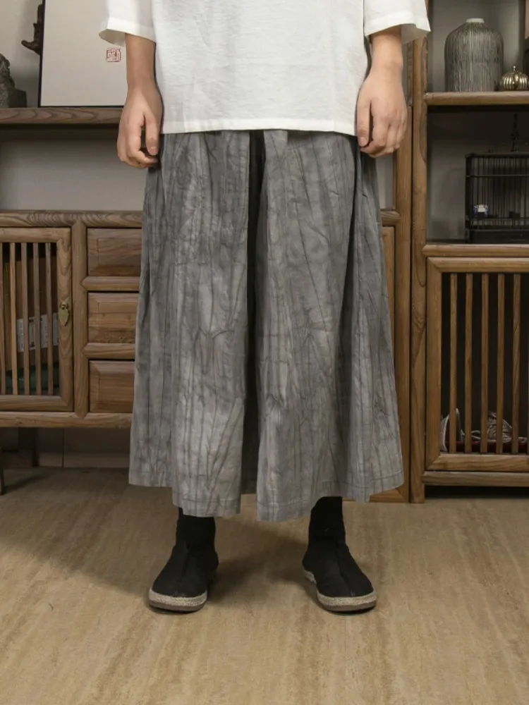 New Chinese Sle Loose Wide Leg Pants Men's Small Size Slimming Eighteen Pants Vintage Drapey Summer Men's Casual Trousers
New Chinese Sle Loose Wide Leg Pants Men's Small Size Slimming Eighteen Pants Vintage Drapey Summer Men's Casual Trousers