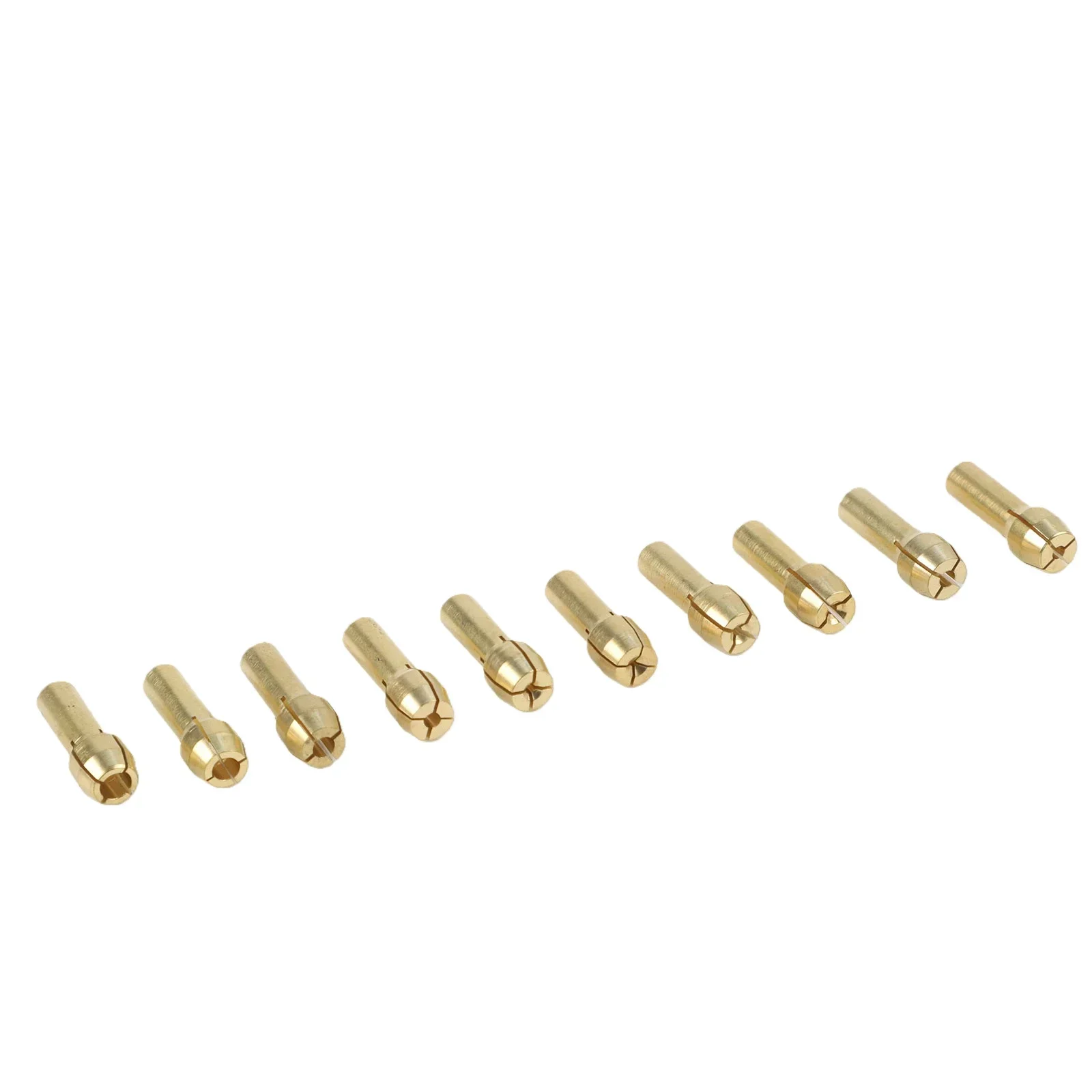 Mini Drill Chucks Set 10 Brass Adapters For Rotary Tools Reliable Grip And Compatibility For Various Applications
Mini Drill Chucks Set 10 Brass Adapters For Rotary Tools Reliable Grip And Compatibility For Various Applications