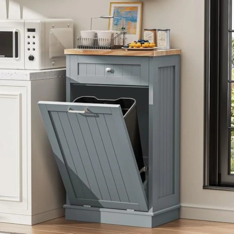 Tilt Out Trash Cabinet, Hidden Trash Can Cabinet Kitchen Wooden Tilt Out Pet Proof Hidden Trash Bin for Kitchen Living Room
Tilt Out Trash Cabinet, Hidden Trash Can Cabinet Kitchen Wooden Tilt Out Pet Proof Hidden Trash Bin for Kitchen Living Room