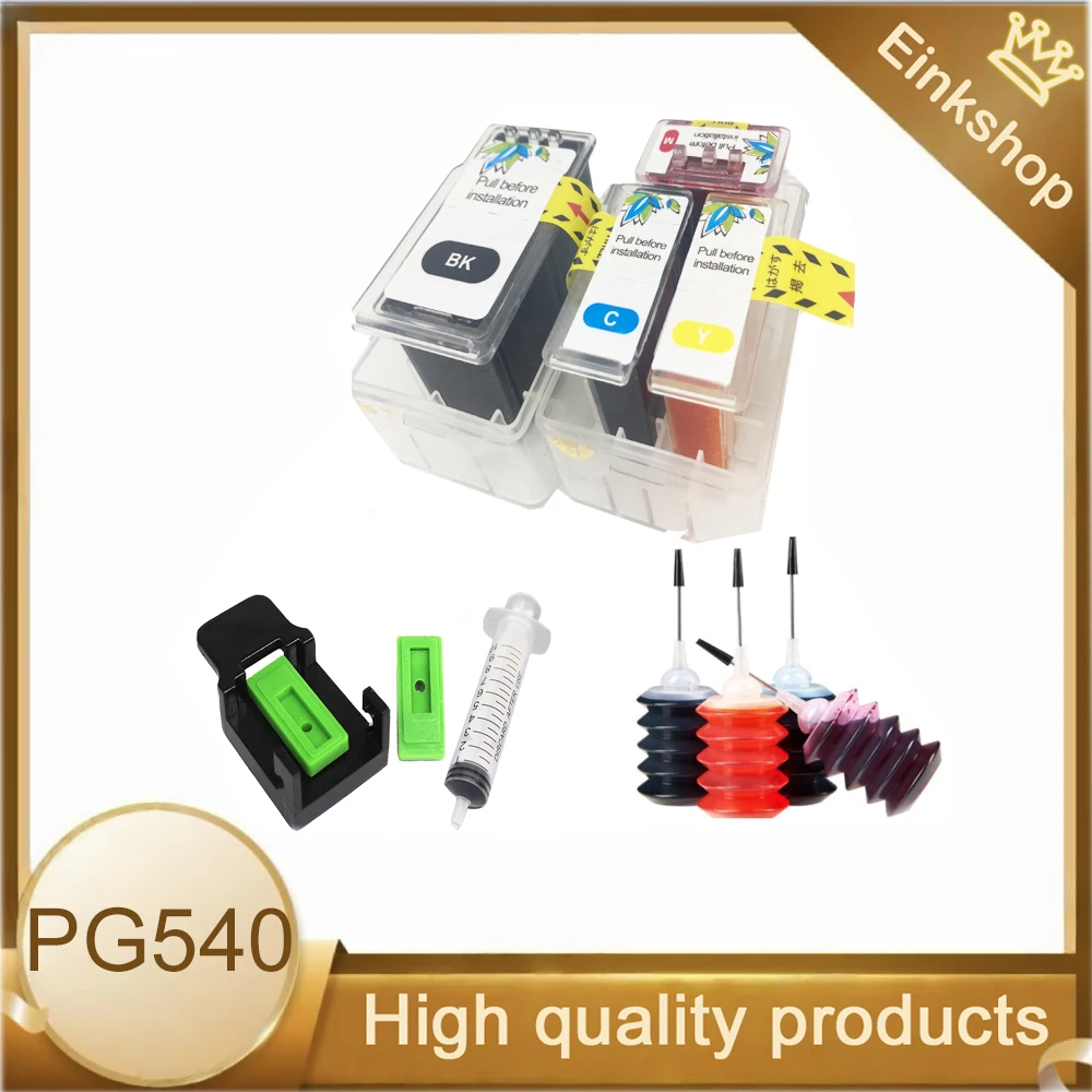PG-540 PG540 CL541 CL-541 Smart Cartridge PG540 CL541 Refill Ink Cartridges PIXMA mg3250 MG3255 MG3550 mg4150 MG4200 mg4250
PG-540 PG540 CL541 CL-541 Smart Cartridge PG540 CL541 Refill Ink Cartridges PIXMA mg3250 MG3255 MG3550 mg4150 MG4200 mg4250