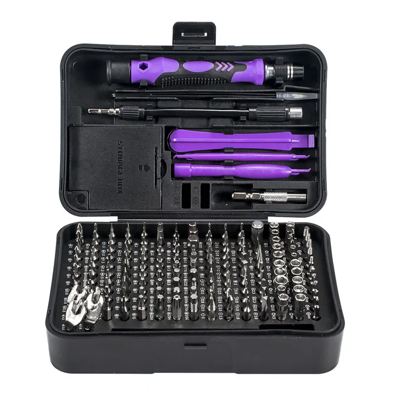 170 In 1 Multi Screwdriver Set with 154 Precision Bits Mini Hand Tools for Home Computer Phone Repair Tool Box Screw Driver
170 In 1 Multi Screwdriver Set with 154 Precision Bits Mini Hand Tools for Home Computer Phone Repair Tool Box Screw Driver