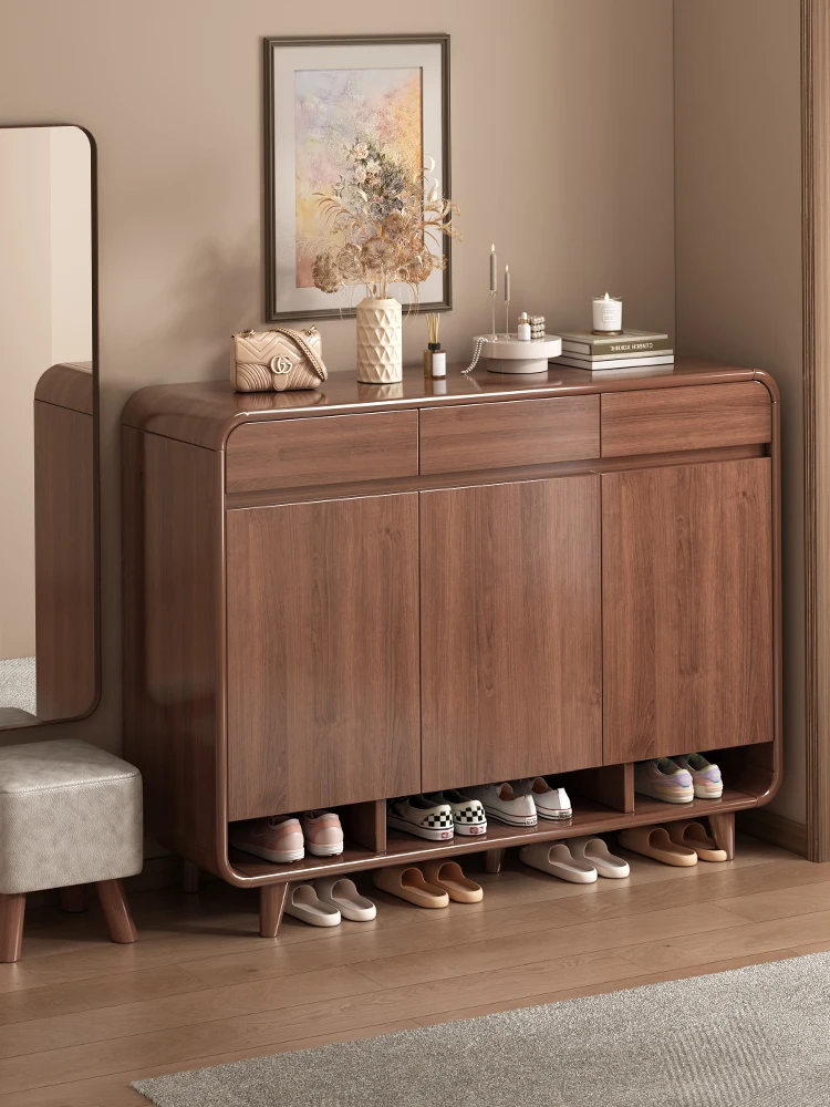 Solid wood rounded corner shoe cabinet household door 2025 new storage storage cabinet integrated against the wall into the home
Solid wood rounded corner shoe cabinet household door 2025 new storage storage cabinet integrated against the wall into the home