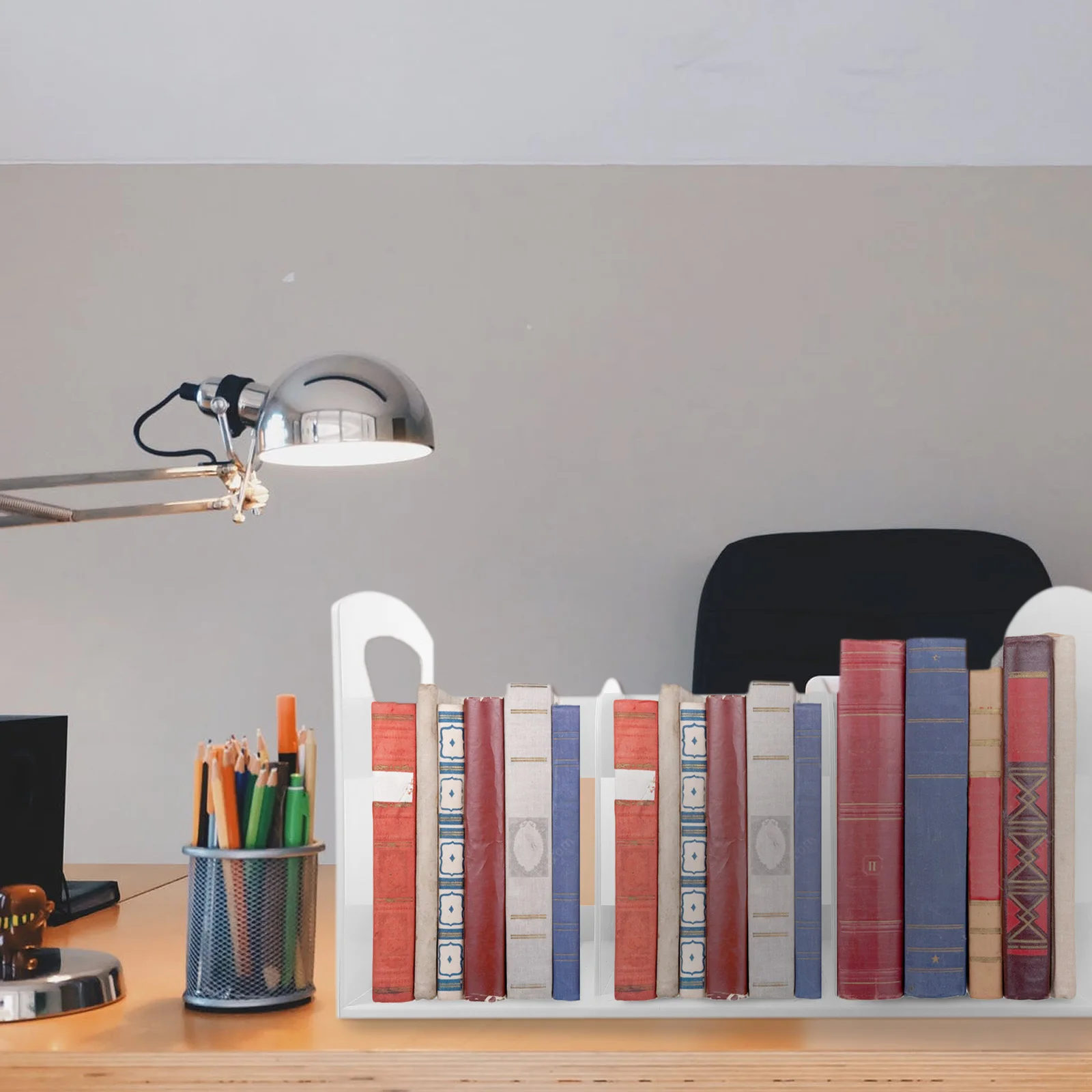 Reasonably Designed Bookshelf For Easy Storage Of Files Documents And Books Suitable For Home Office
Reasonably Designed Bookshelf For Easy Storage Of Files Documents And Books Suitable For Home Office