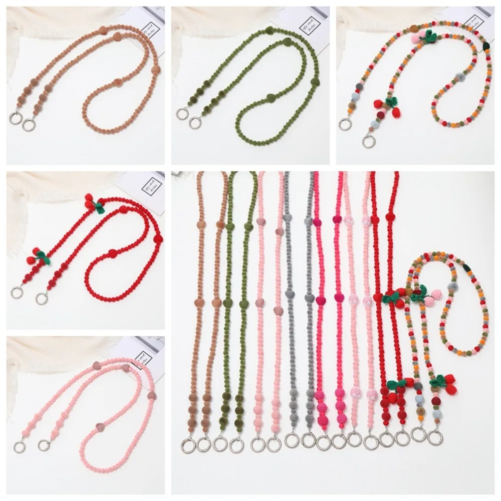 Plush Cherry String Plush Bead Hanging Rope Hairball Beaded Phone Straps Phone Strap Plush Keychain Crossbody Cellphone Lanyard
Plush Cherry String Plush Bead Hanging Rope Hairball Beaded Phone Straps Phone Strap Plush Keychain Crossbody Cellphone Lanyard
