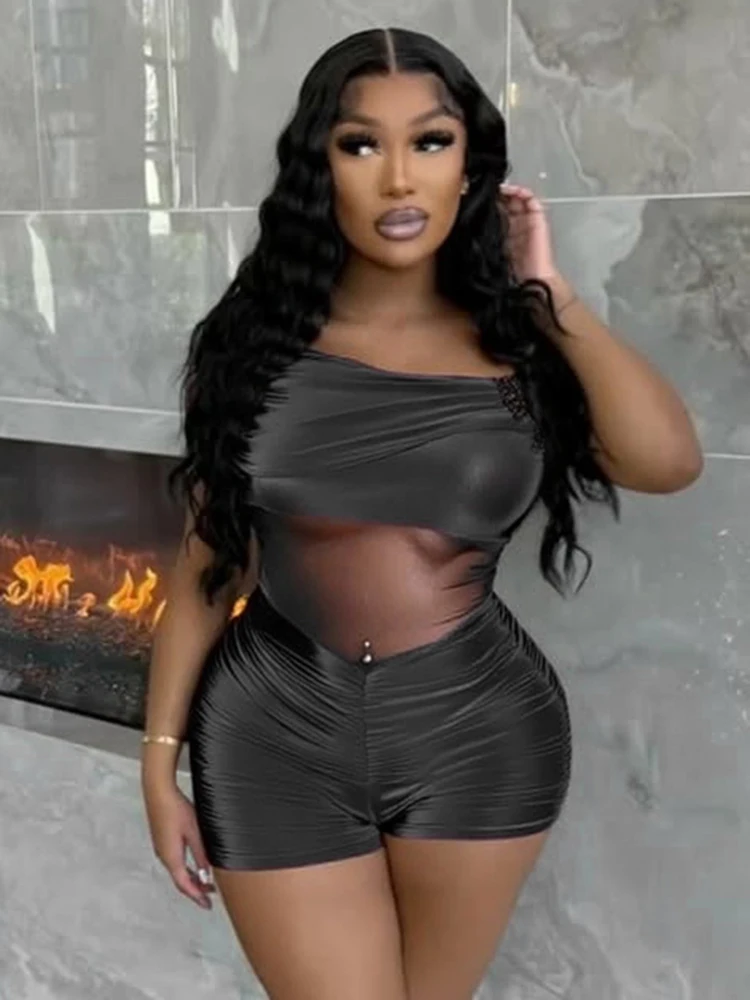 Weird Puss Ruched Slash Neck Romper Women Peach Buttocks Summer Trend Patchwork Sexy Elegant Midnight Clubwear Skinny Playsuit
Weird Puss Ruched Slash Neck Romper Women Peach Buttocks Summer Trend Patchwork Sexy Elegant Midnight Clubwear Skinny Playsuit