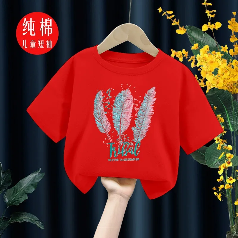 Cross-Border E-Commerce Children's Clothing Korean Fashion Fashion Short SleeveTT-shirt for Middle and Big Children Loose-Fittin
Cross-Border E-Commerce Children's Clothing Korean Fashion Fashion Short SleeveTT-shirt for Middle and Big Children Loose-Fittin