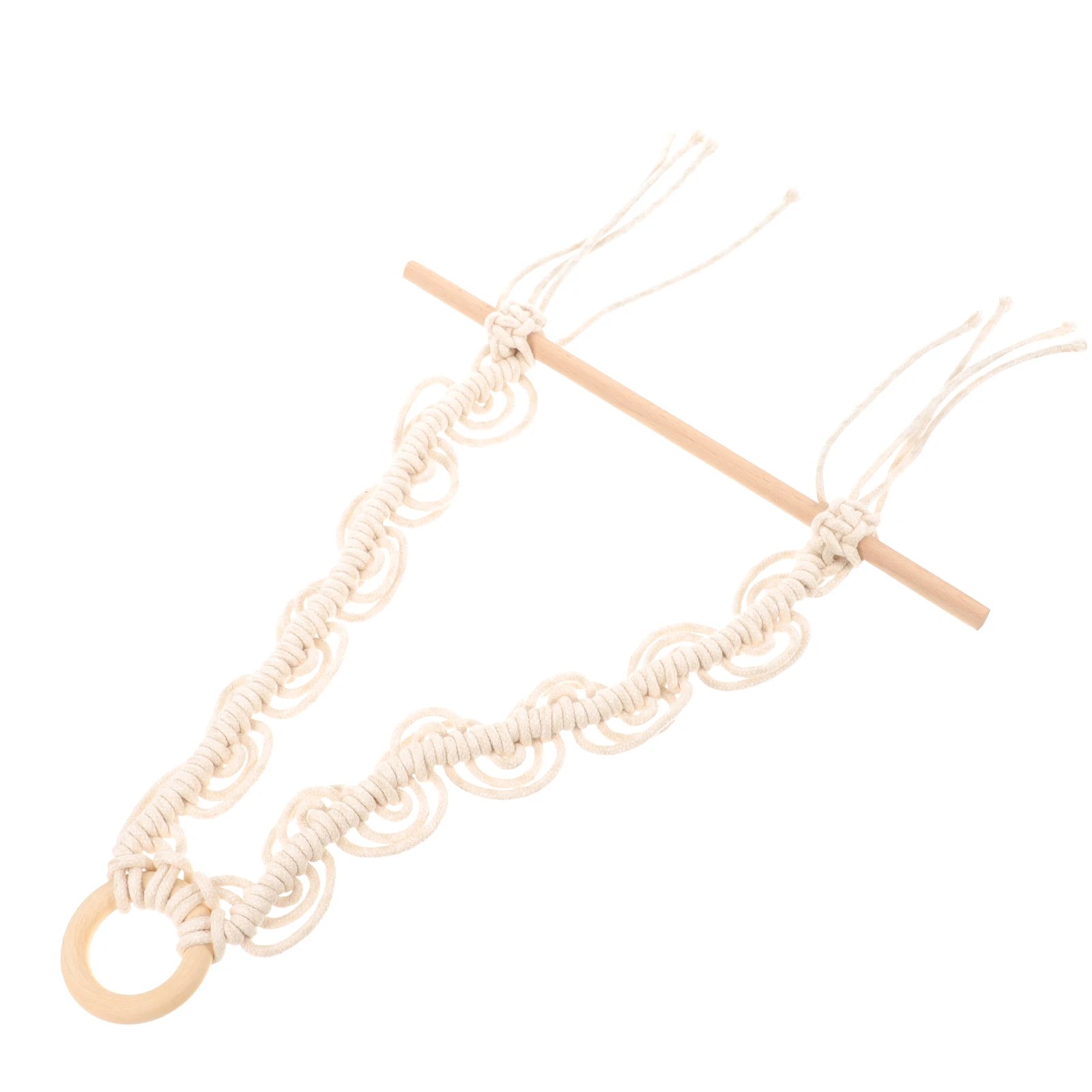 Bohemian Macrame Woven Cotton Rope Holder Wall Mounted Paper Towel Rack Wood Material Easy Install Decorative Storage
Bohemian Macrame Woven Cotton Rope Holder Wall Mounted Paper Towel Rack Wood Material Easy Install Decorative Storage