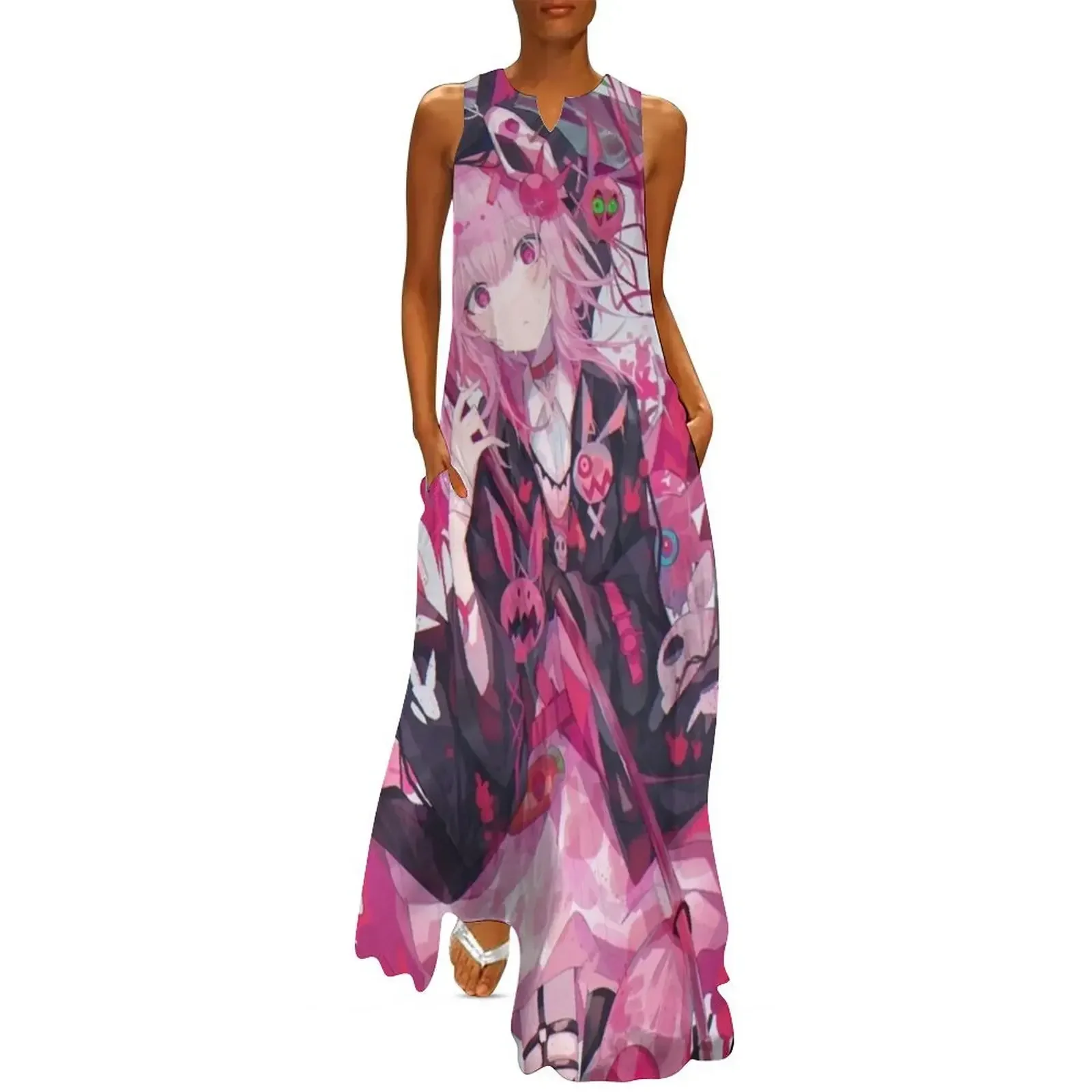 Pink Bunny || Anime girl Long Dress women's summer clothing 2025 Dress
Pink Bunny || Anime girl Long Dress women's summer clothing 2025 Dress