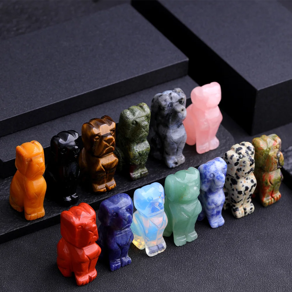 Natural stone crystal puppy ornaments cute personalized simple desktop office home decorations
Natural stone crystal puppy ornaments cute personalized simple desktop office home decorations