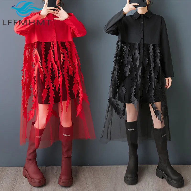 Новое весеннее свободное платье-рубашка с цветочным принтом для женщин в корейском стиле, креативное, с вырезами, повседневное, с длинным рукавом, из шифона
Новое весеннее свободное платье-рубашка с цветочным принтом для женщин в корейском стиле, креативное, с вырезами, повседневное, с длинным рукавом, из шифона