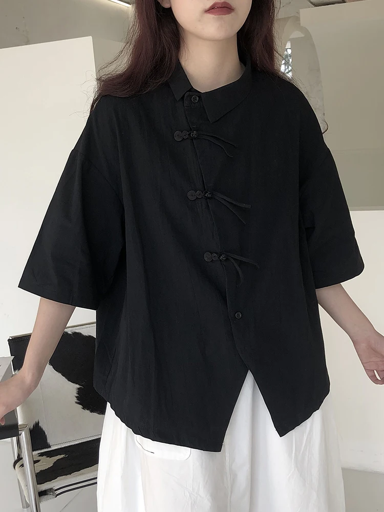 Land And Mountain Island 2025 Summer Design Sensation Short Sleeve Black Chinese Style Shirt Versatile Collar Breathable...
Land And Mountain Island 2025 Summer Design Sensation Short Sleeve Black Chinese Style Shirt Versatile Collar Breathable...