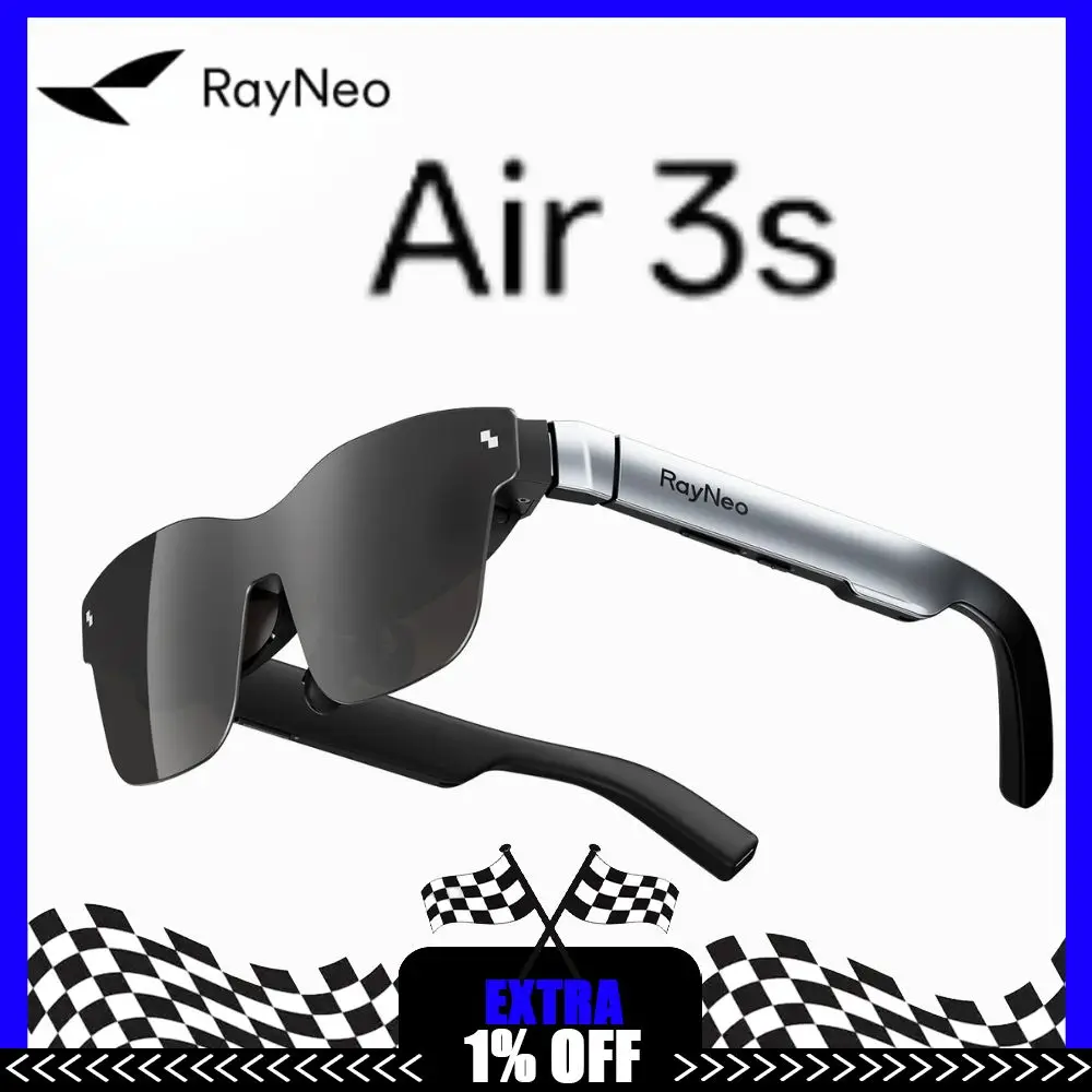 RayNeo Air 3s AR Glasses 201" Screen 650 nits works for iPhone15 16 17 Series MacBooks PS5 Xbox Support Video DisplayPort device
RayNeo Air 3s AR Glasses 201" Screen 650 nits works for iPhone15 16 17 Series MacBooks PS5 Xbox Support Video DisplayPort device