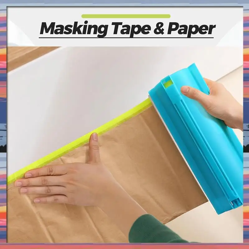 AFBC 4 Rolls Pre-Laminated Masking Paper For Painting Automotive Tape Cutting Paint Adhesive Protective Paper Rolls
AFBC 4 Rolls Pre-Laminated Masking Paper For Painting Automotive Tape Cutting Paint Adhesive Protective Paper Rolls