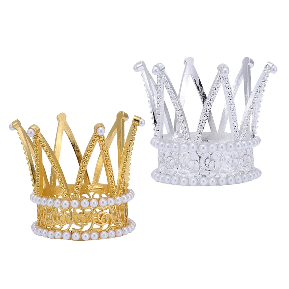 2Pcs Crown Decor Pearl Crown Cake Decor Gold Silver Birthday Wedding Baby Cake Decoration Ornament
2Pcs Crown Decor Pearl Crown Cake Decor Gold Silver Birthday Wedding Baby Cake Decoration Ornament