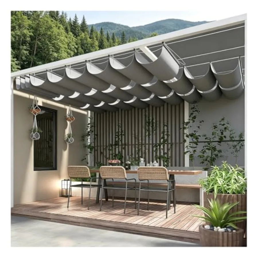 Wave Shade sail Awning, Durable Heavy Duty, Easy Install and Storage Sun Shade Sail for Patio, Garden, Pool Backyard Use
Wave Shade sail Awning, Durable Heavy Duty, Easy Install and Storage Sun Shade Sail for Patio, Garden, Pool Backyard Use